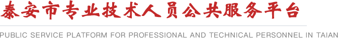 2018泰安市专业技术人员公共服务平台:http://sdta.yxlearning.com